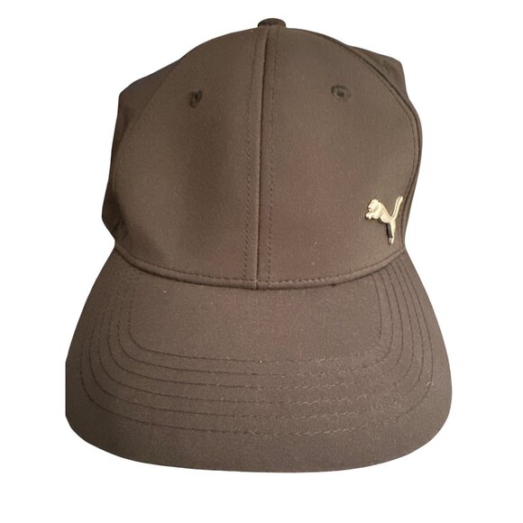 Puma Accessories - Puma Stretch Fit Black Baseball Cap With Metal Logo